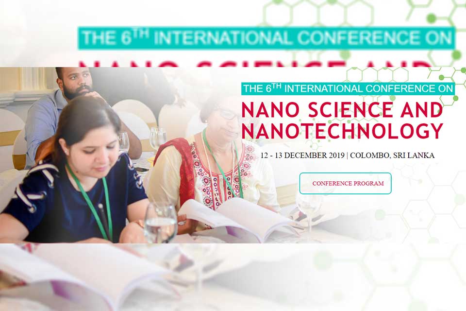 The 6th International Conference On Nano Science And Nanotechnology 2019 Icnsnt 2019 Iaas 9873