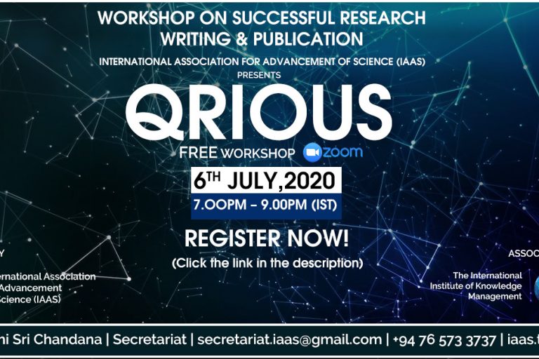 succesful research writing and publication qrious